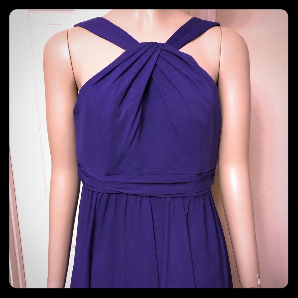 Purple semi formal dress